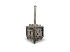 A Silver Modern Dreidel, 20th Century