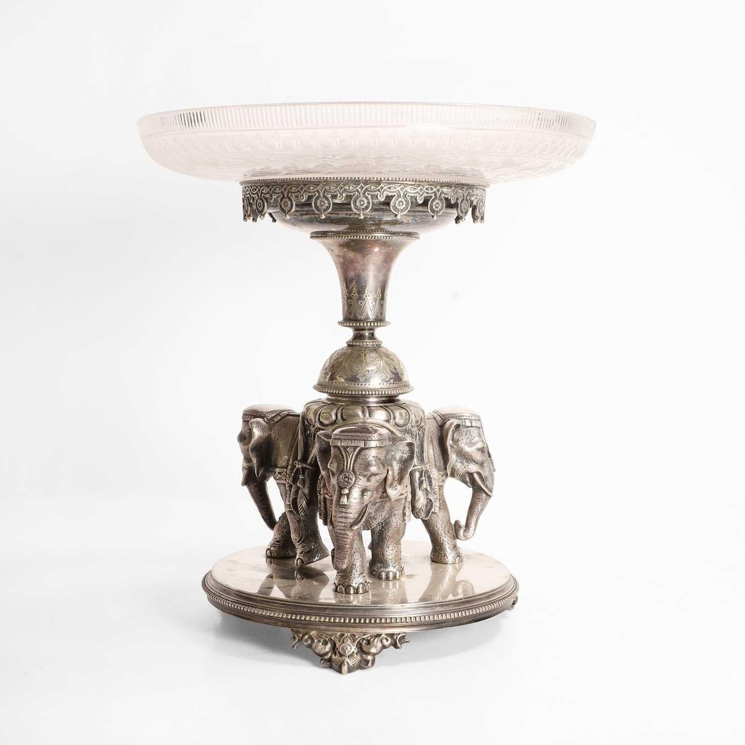 Unknown A silver-plated centrepiece, late 19th Century For Sale