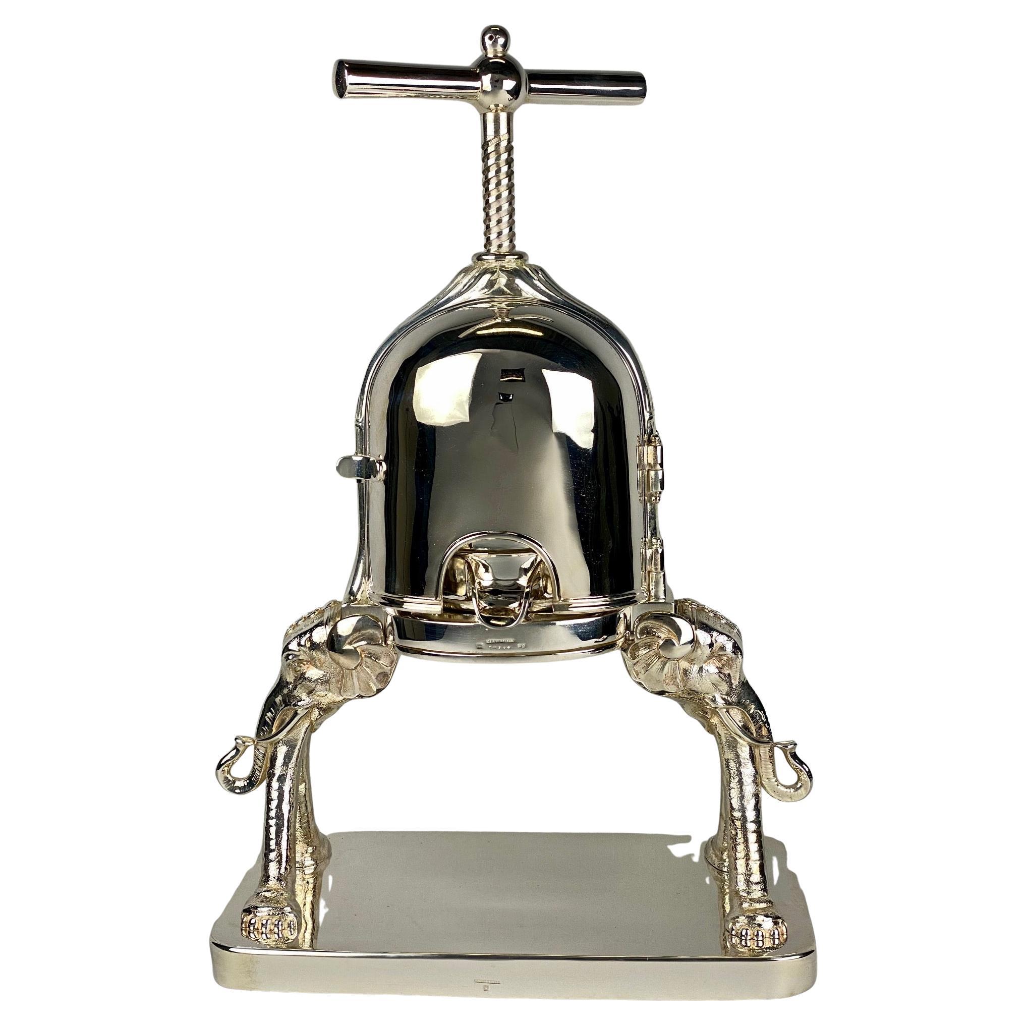 What is a duck press used for?