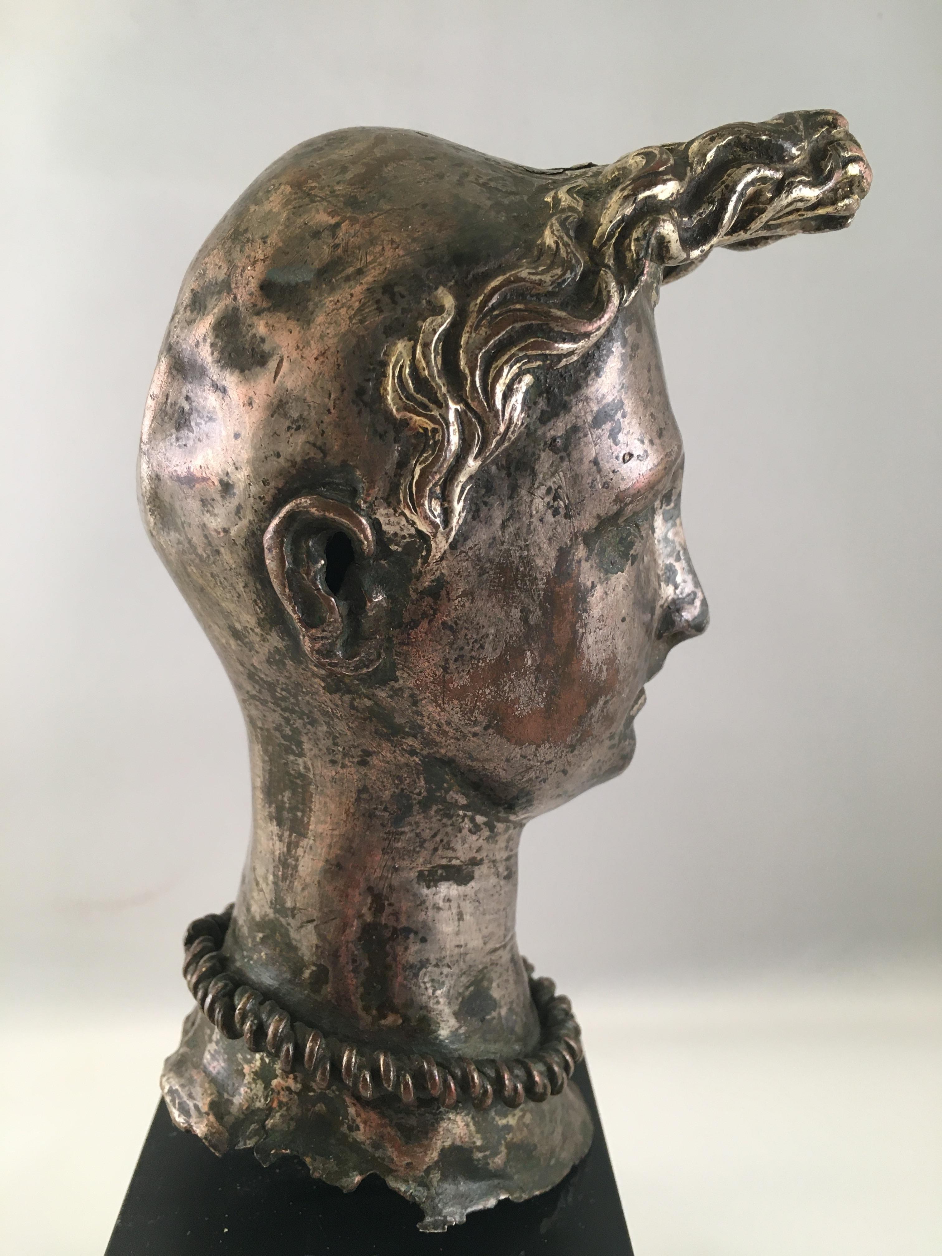 Silver Plated Head of 