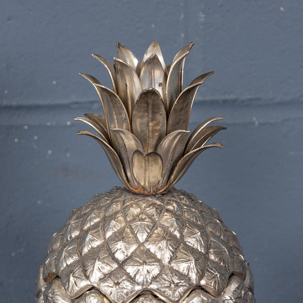 20th Century Silver Plated Pineapple Ice Bucket by Mauro Manetti, Italy, circa 1970