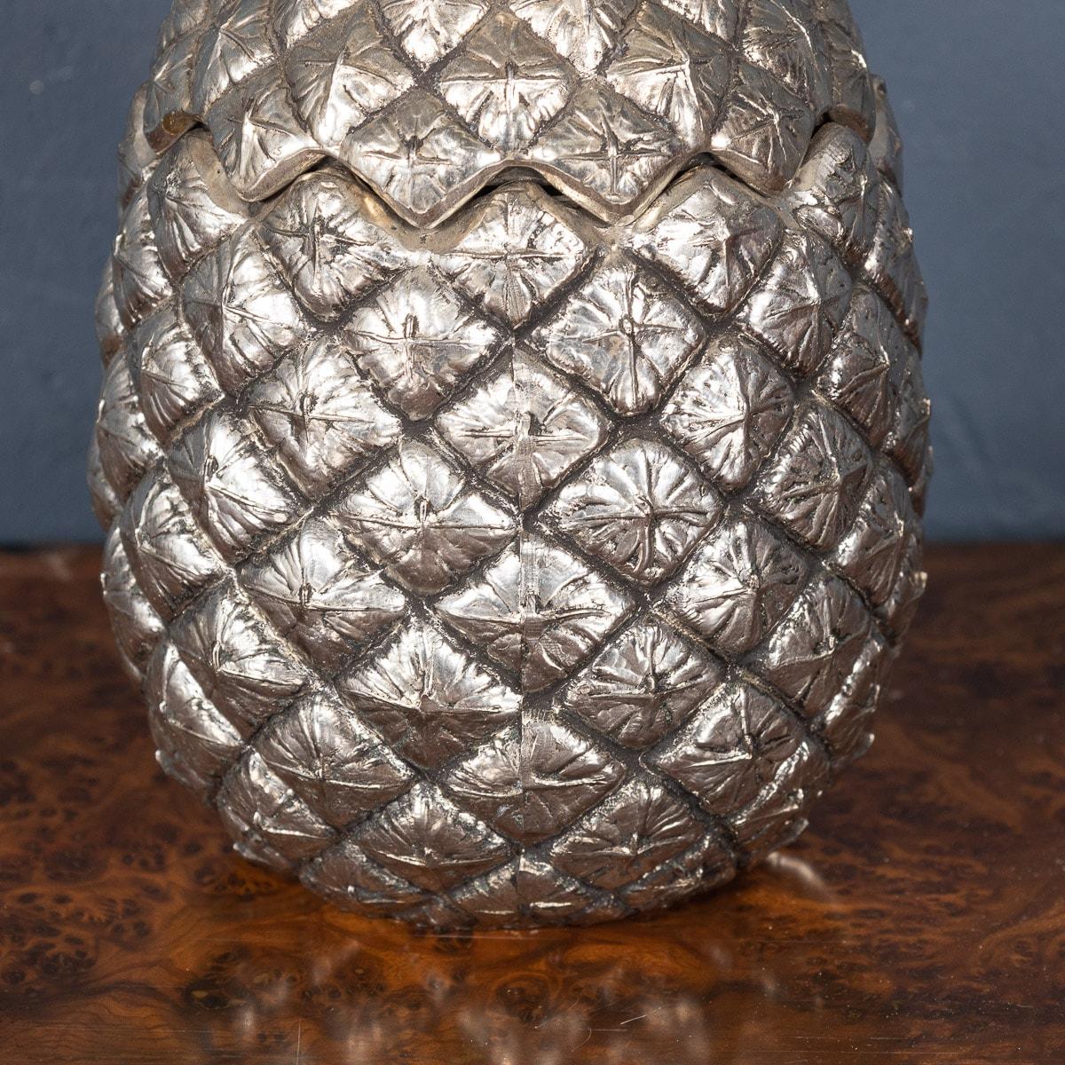Silver Plated Pineapple Ice Bucket by Mauro Manetti, Italy, circa 1970 2