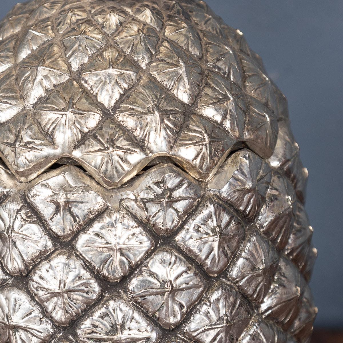 Silver Plated Pineapple Ice Bucket by Mauro Manetti, Italy, circa 1970 3