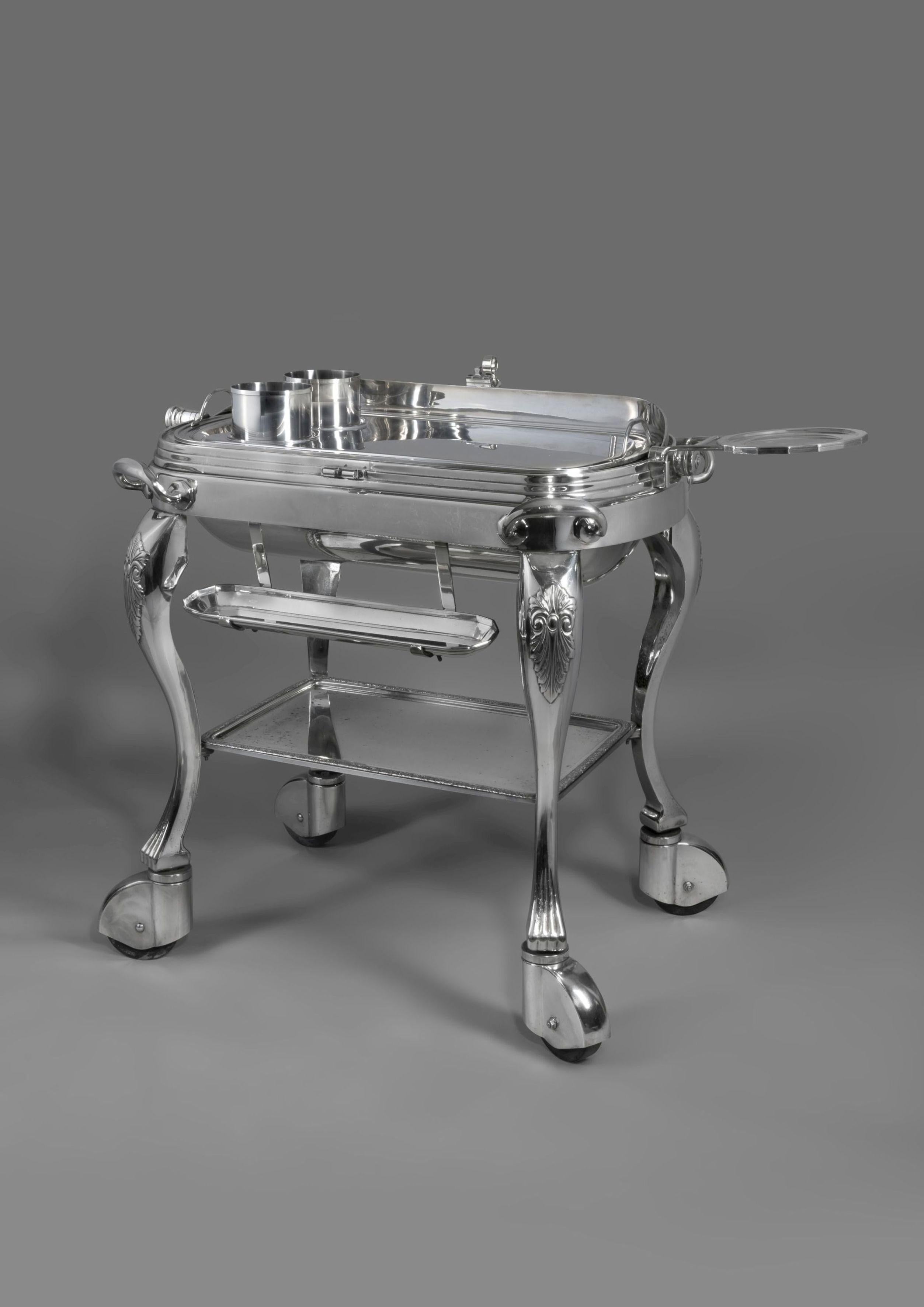 silver plated trolleys