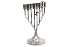 A Silver Polish Hanukkah Lamp, Circa 1920