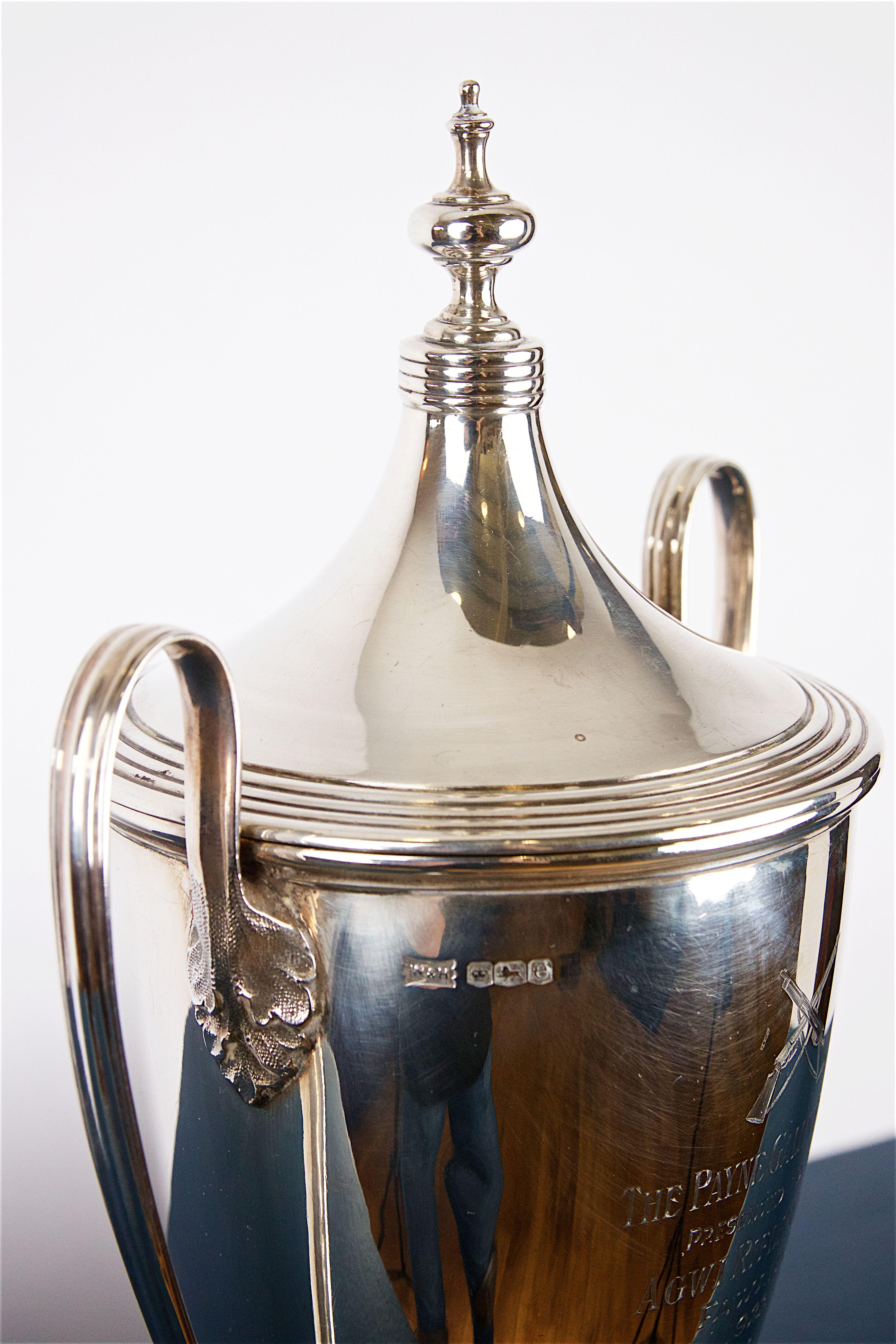 English Silver Ralph Payne Gallwey Shooting Trophy, 1922 For Sale