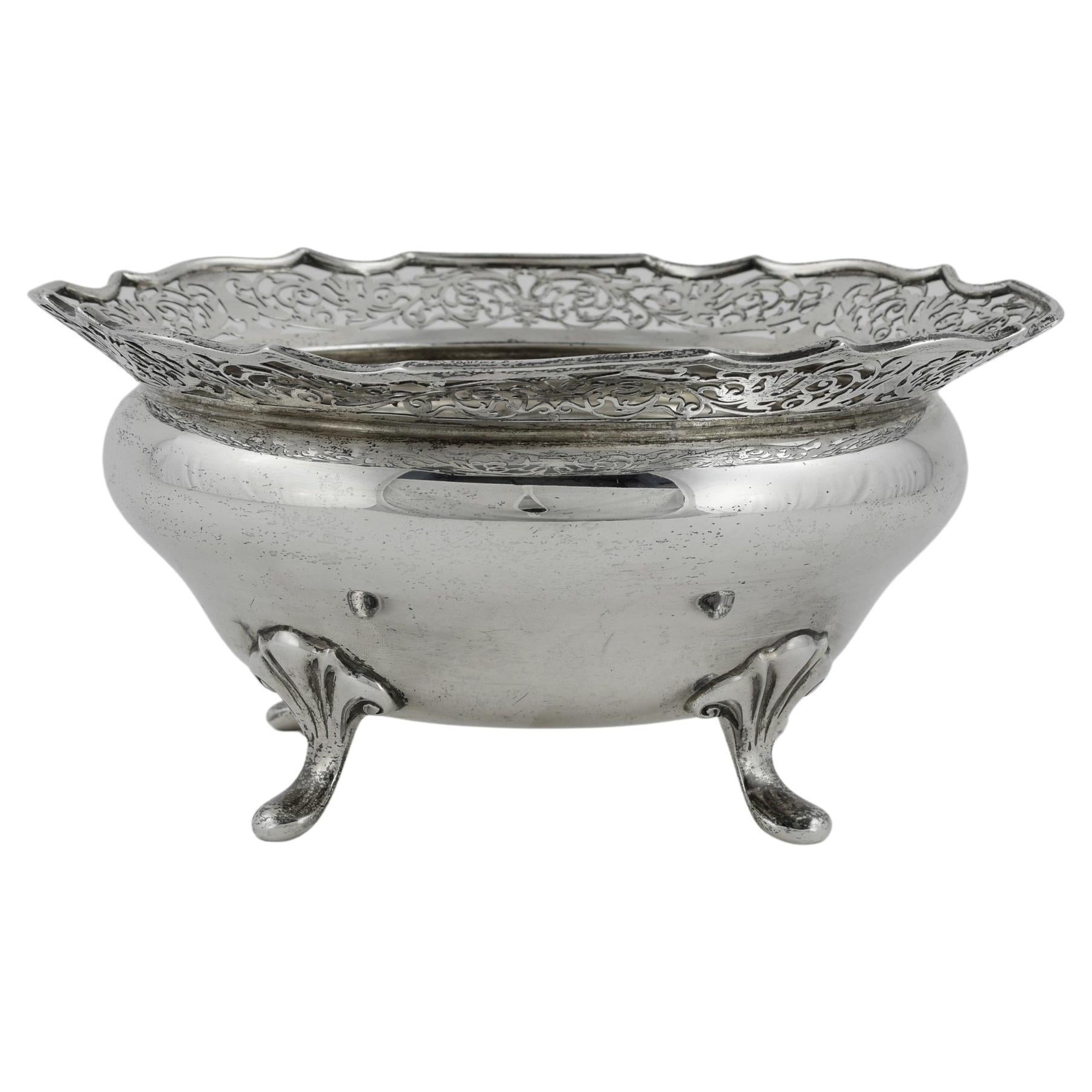 A silver rose bowl  For Sale