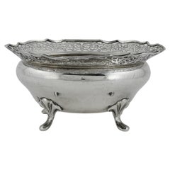 A silver rose bowl 
