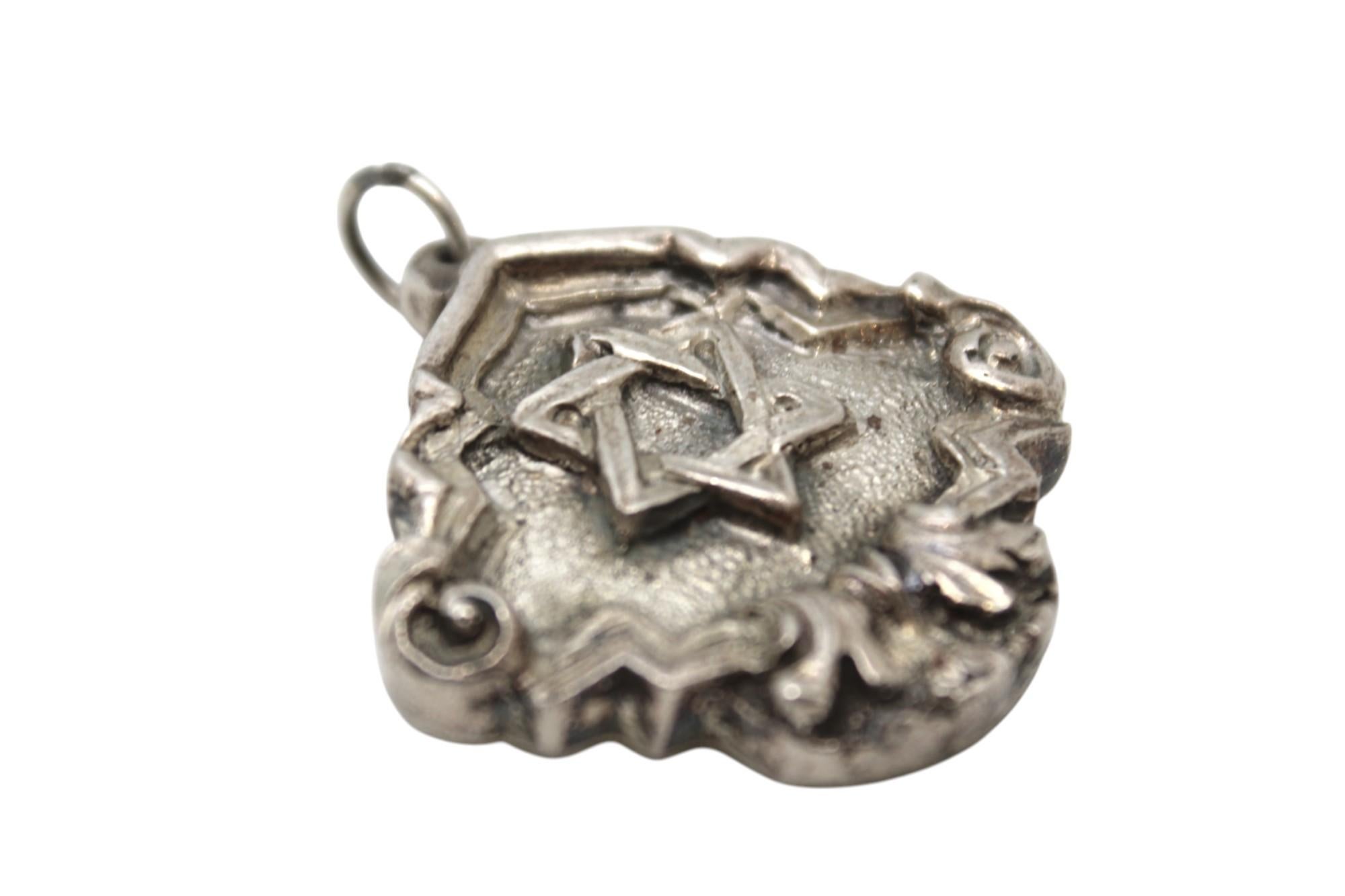 Americano Ciondolo a forma di stella di David in argento, Henryk Winograd, Judaica, New York, 20° secolo in vendita