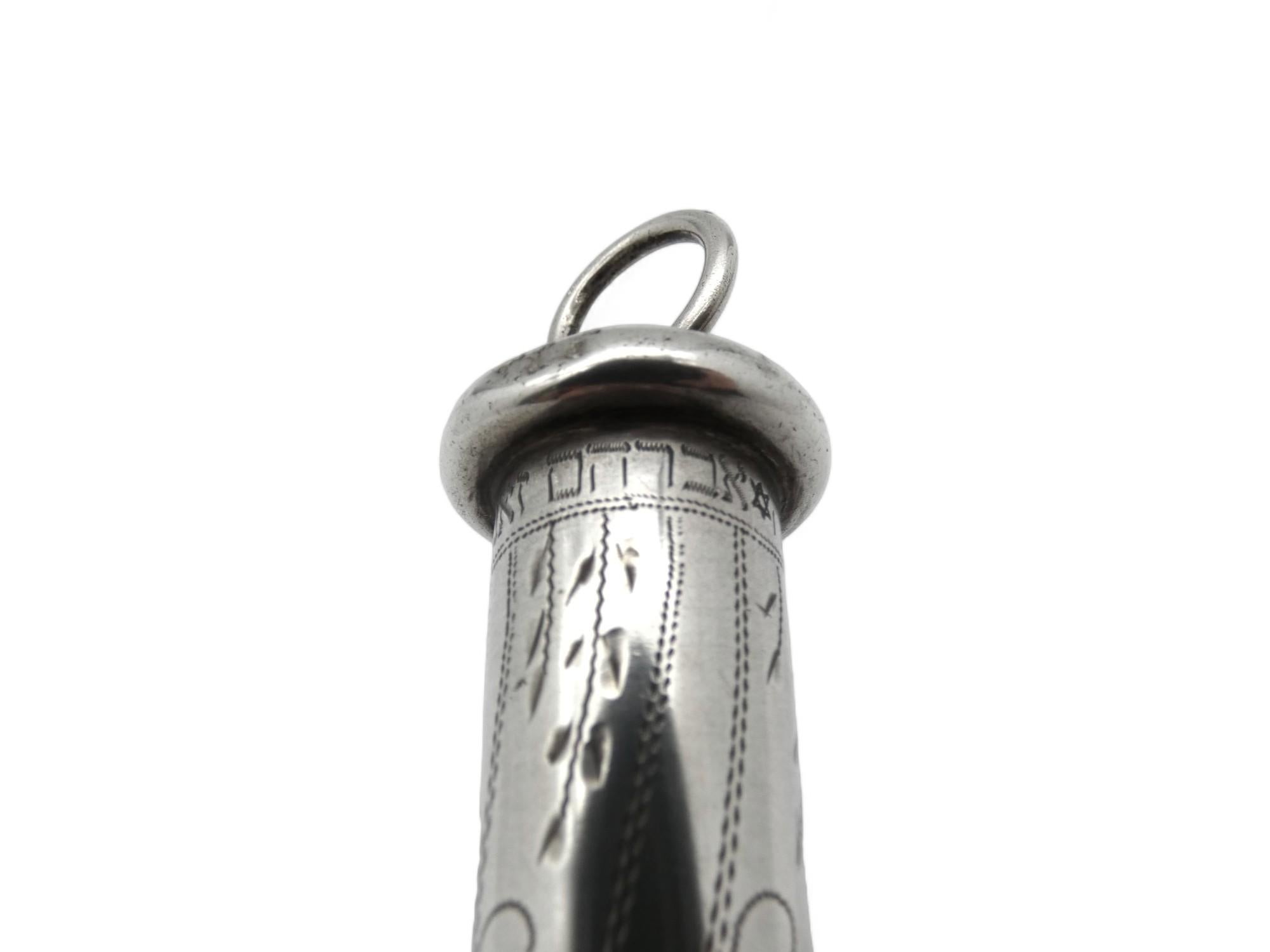 Inciso Puntatore di Torah in argento Austria fine XIX secolo in vendita