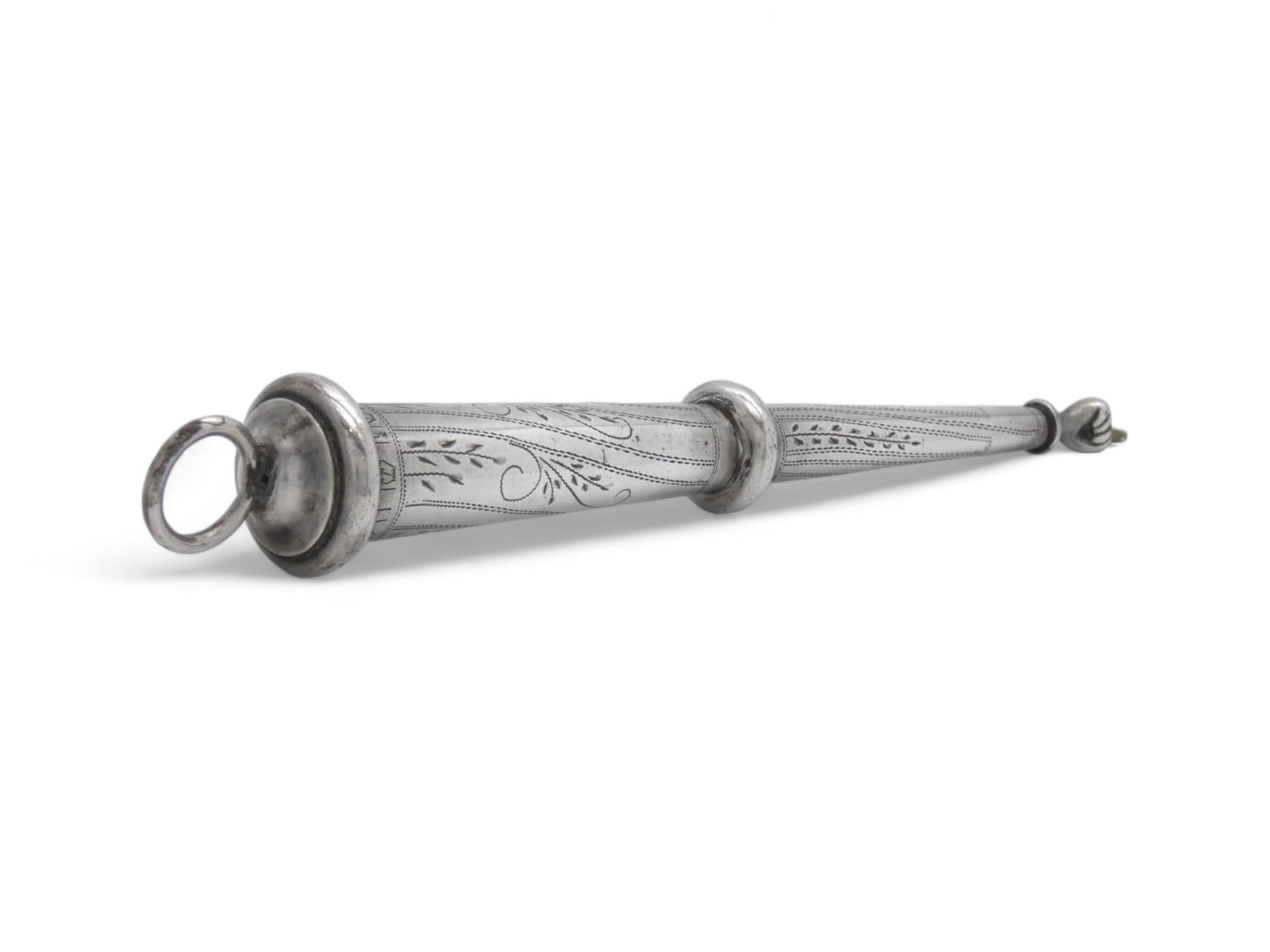 Argento Puntatore di Torah in argento Austria fine XIX secolo in vendita