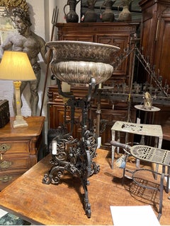 A Silvered Copper and Wrought Iron Lavabo, Spanish circa 1780