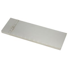 Silvered-Metal Cigarette Box by Maria Perguay, 1960s