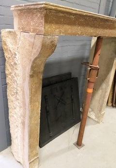 LIMESTONE FIREPLACE  Elegant