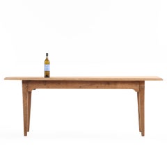 Un semplice tavolo da fattoria francese in Oak, C.C.