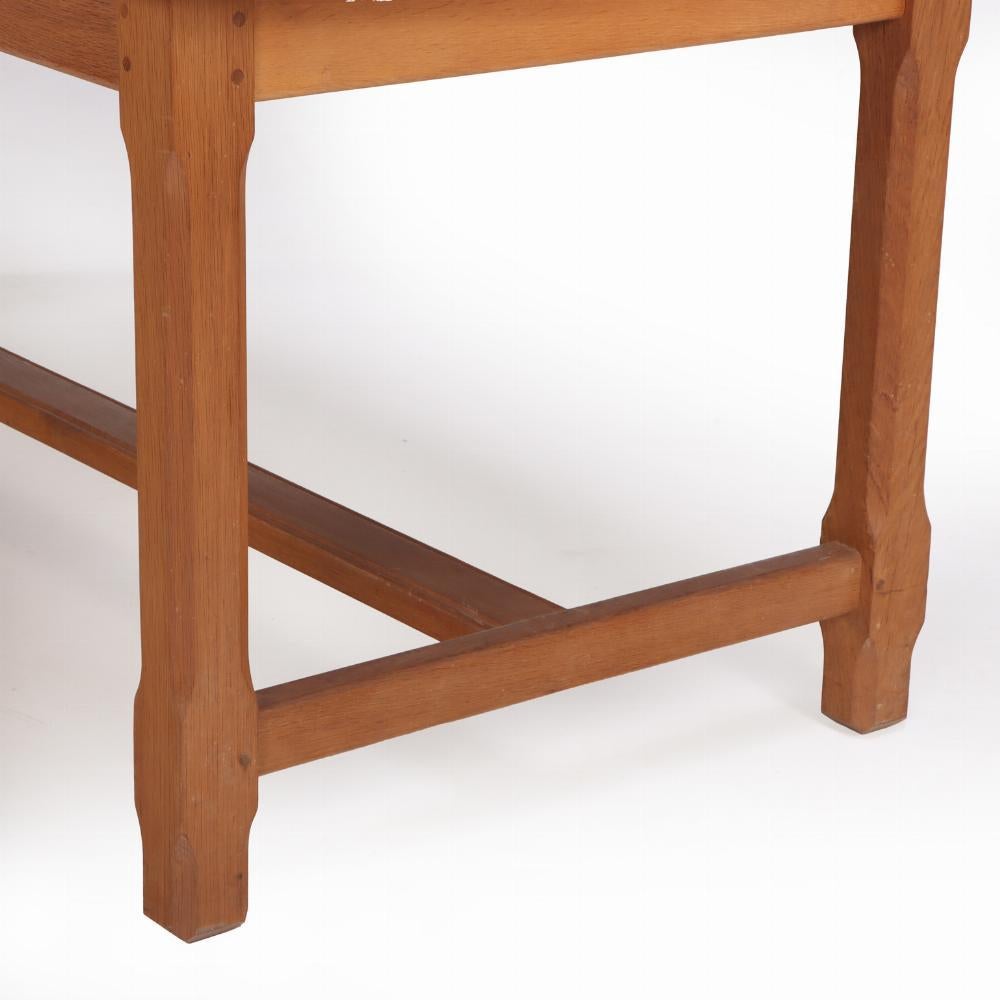 Table de ferme simple en Oak C, C.C. 1960. Bon état - En vente à Philadelphia, PA