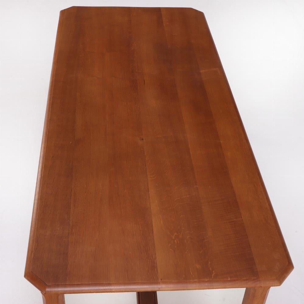 Chêne Table de ferme simple en Oak C, C.C. 1960. en vente