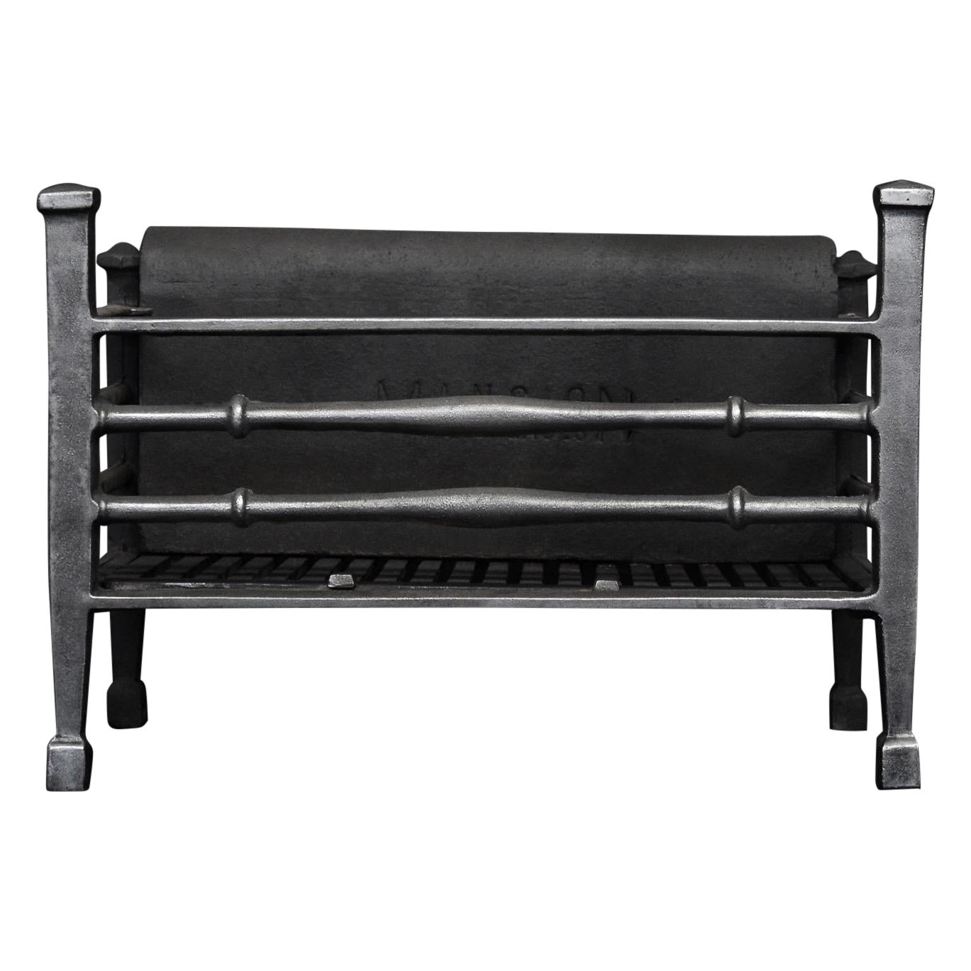 A Simple Polished Steel Firegrate
