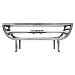 A Simple Polished Steel Firegrate of Smallscale