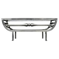 A Simple Polished Steel Firegrate of Smallscale