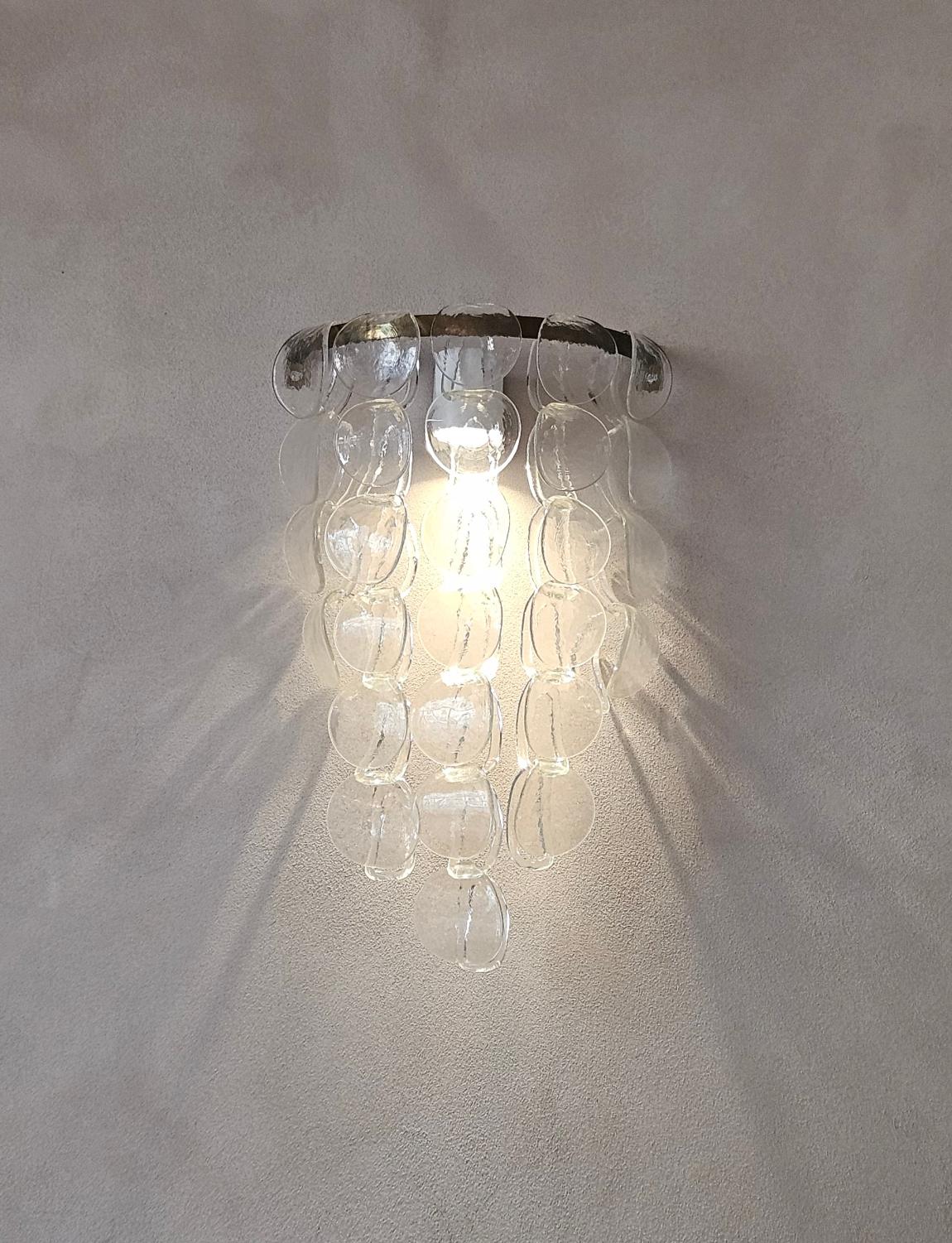 Applique murale en verre de Murano des années 1960 Bon état - En vente à Florence, Tuscany