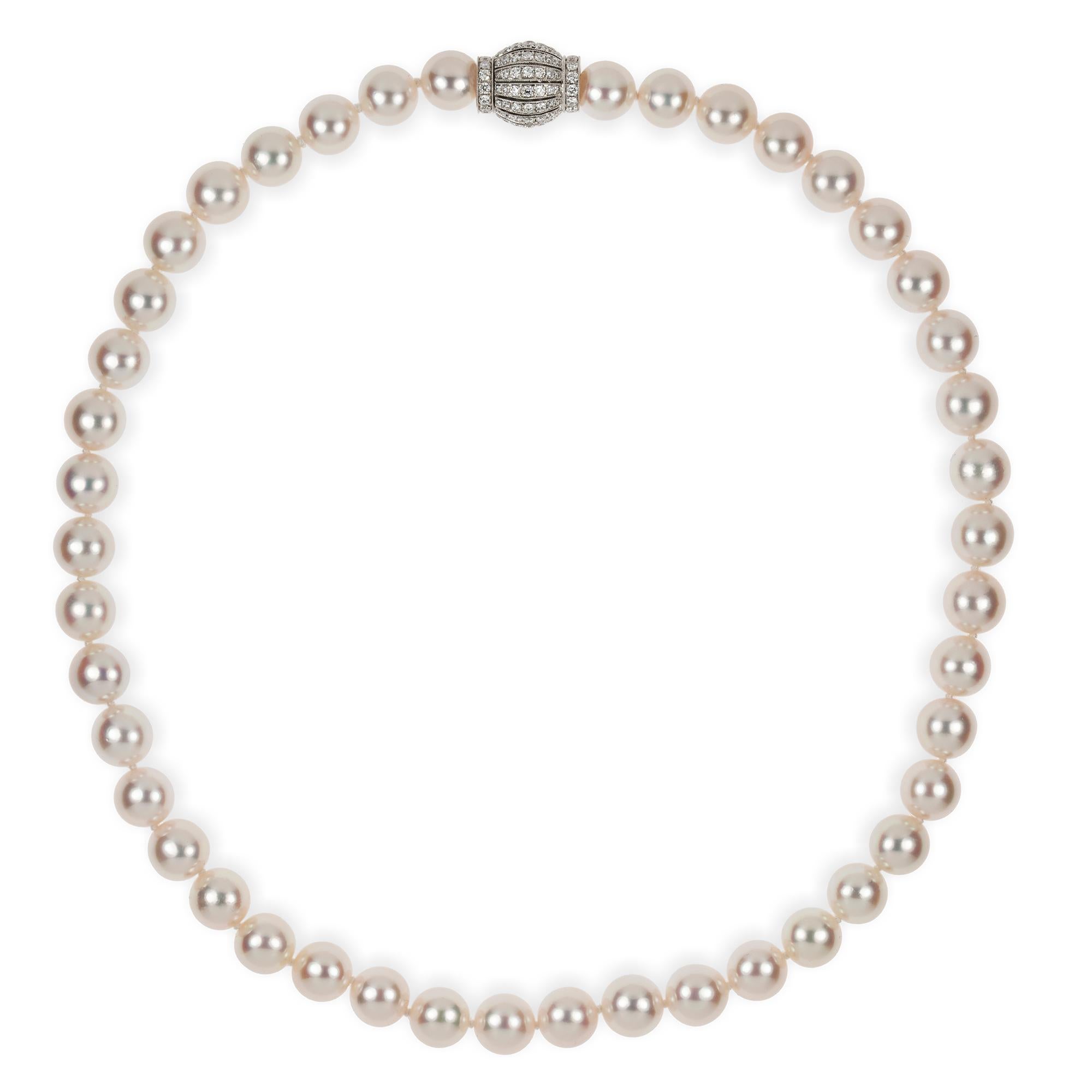 akoya single pearl necklace