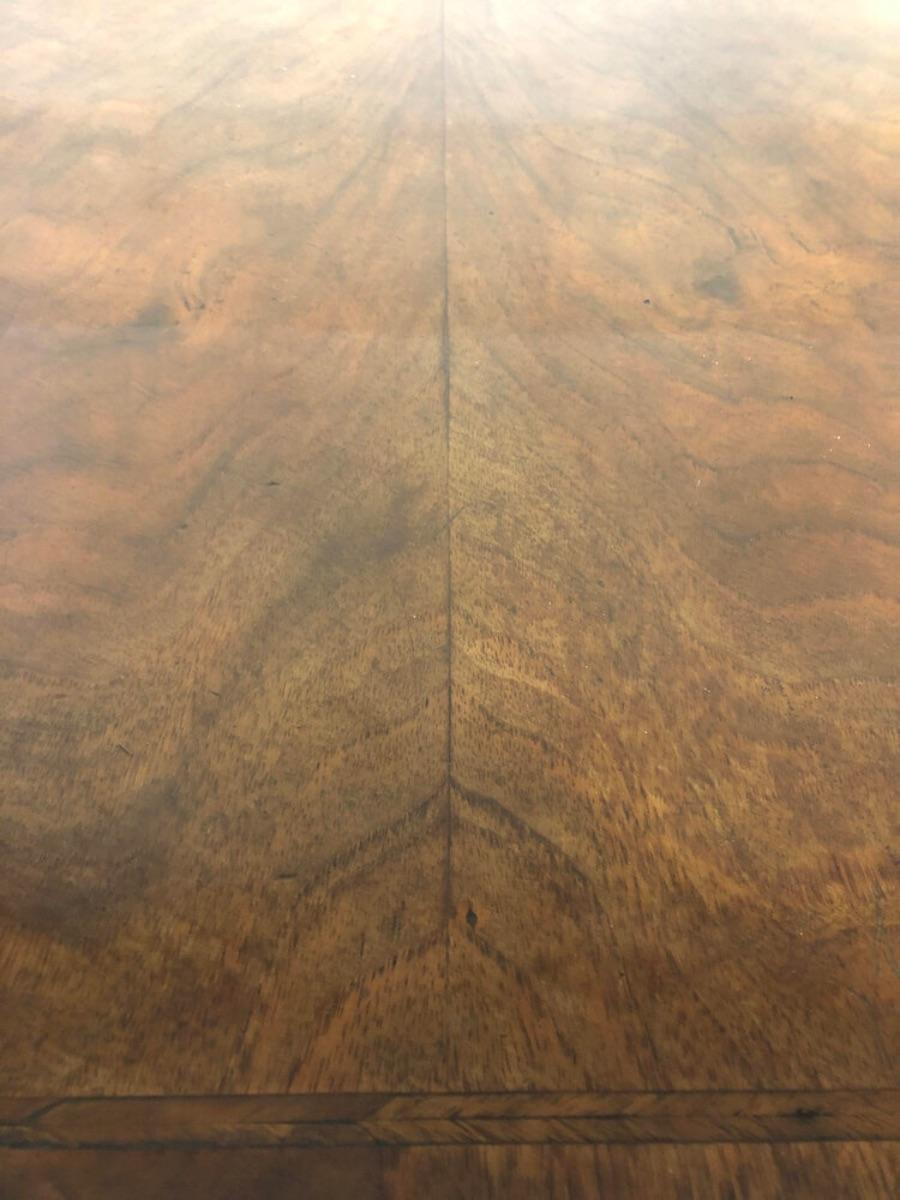 A single drawer walnut side table or lowboy. George II,
circa 1750 on nice-pad feet.
  