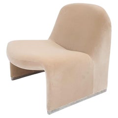 A Single Giancarlo Piretti “Alky” Chair in New Velvet, Artifort, 1970s