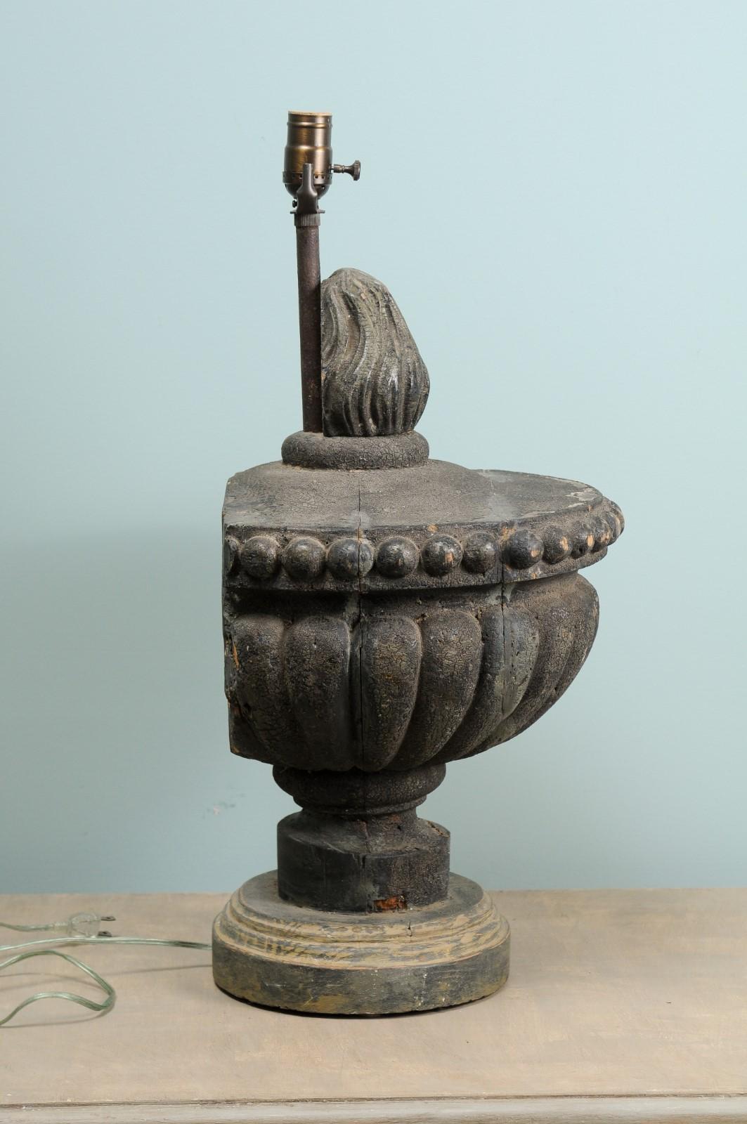 Single Italian Fragment Table Lamp from Early 19th Century 2