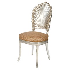 Single Serge Roche Style Gilt Shellback Chair David Duncan Studio