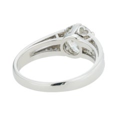 A Single Stone Diamond Ring