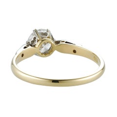 A Single Stone Diamond Ring