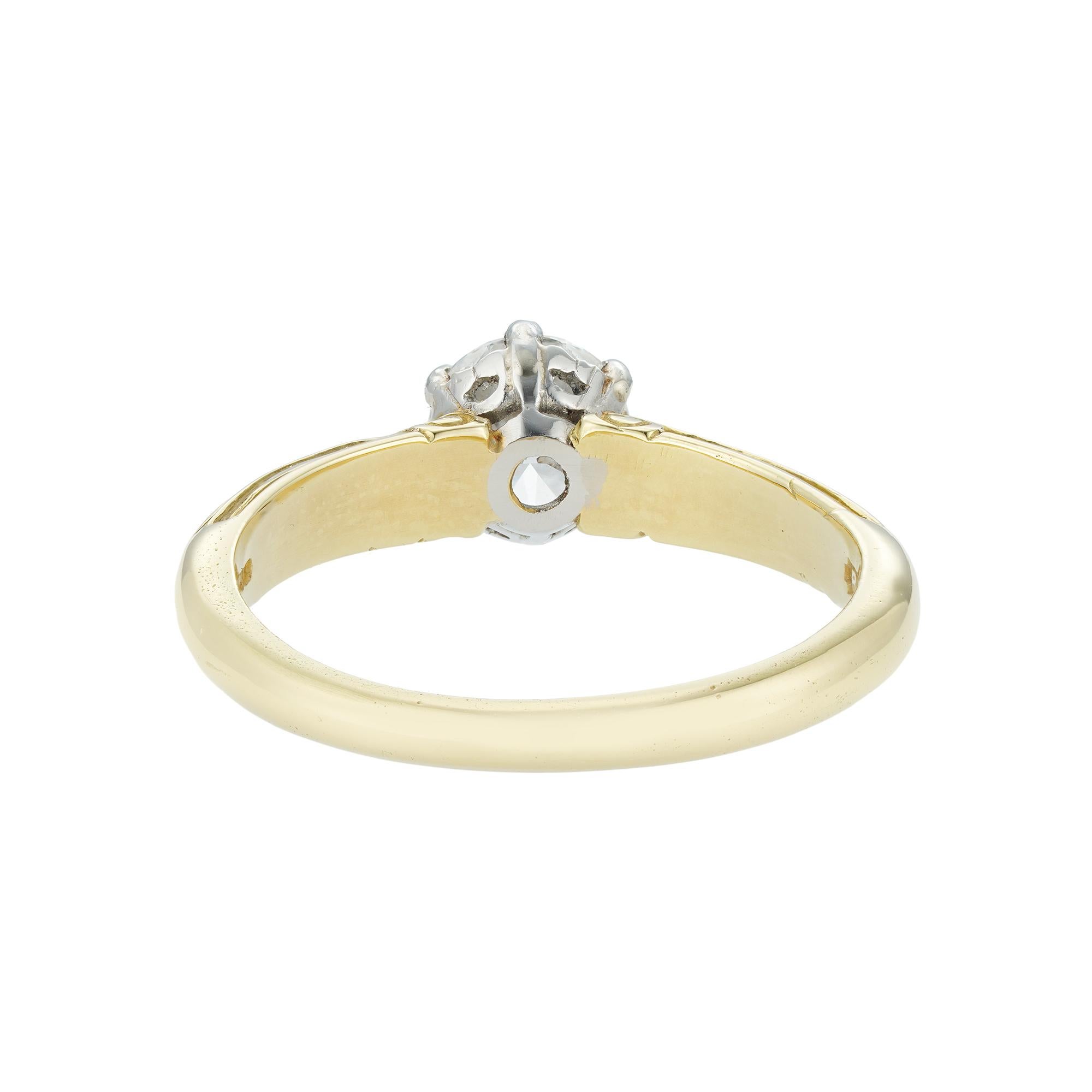 one stone engagement ring