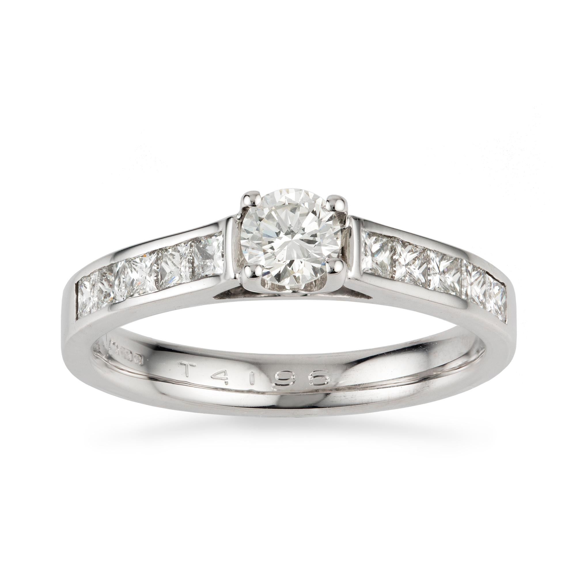 Modern Single-Stone Diamond Ring