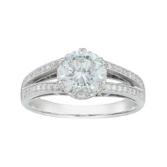 A Single Stone Diamond Ring