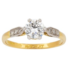 A Single Stone Diamond Ring