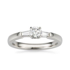 A Single Stone Diamond Solitaire Ring