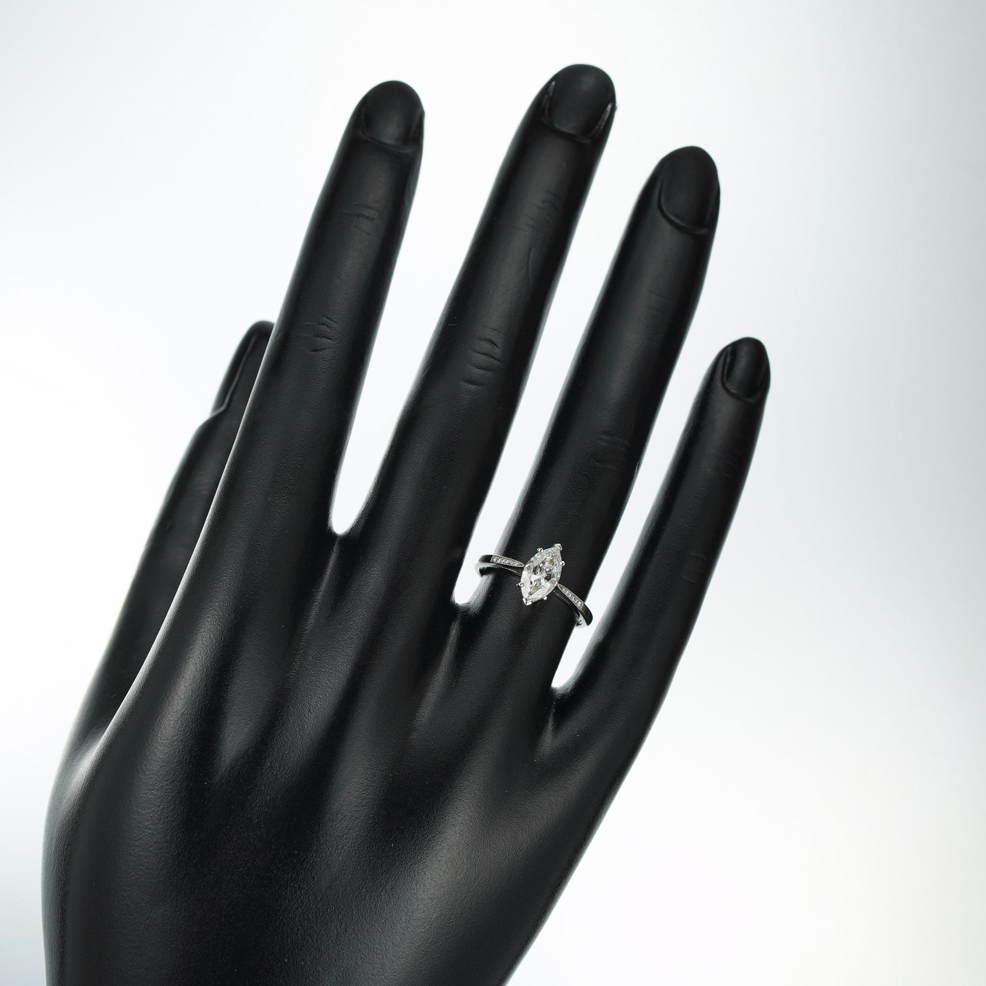one carat marquise diamond ring