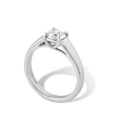 GIA Certified 0.74 Solitaire Diamond Ring