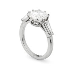 GIA Certified 3.04 Carat Solitaire Diamond Ring