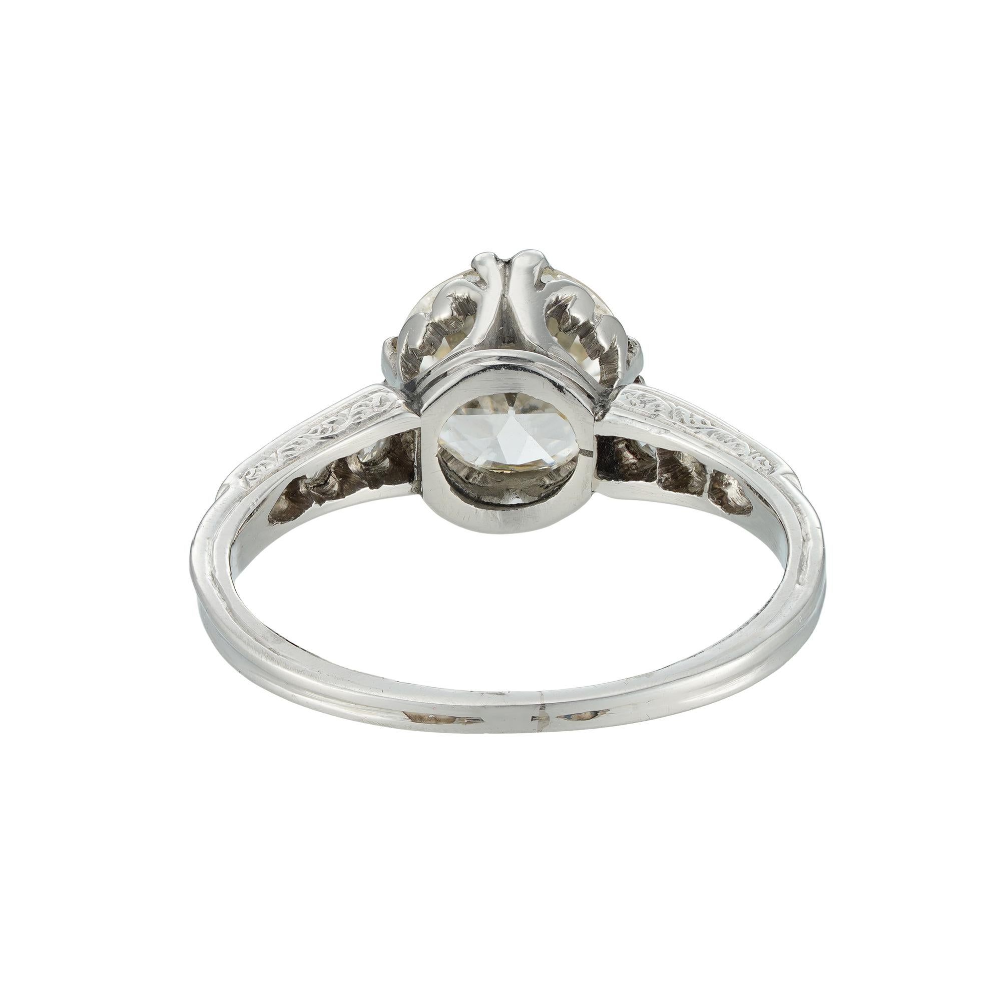 one stone engagement ring