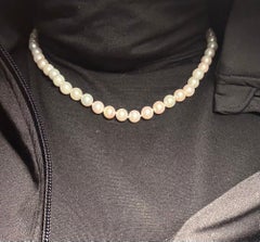 A Single Strand of Cultured Pearls is a Simple Luxury c. 1960