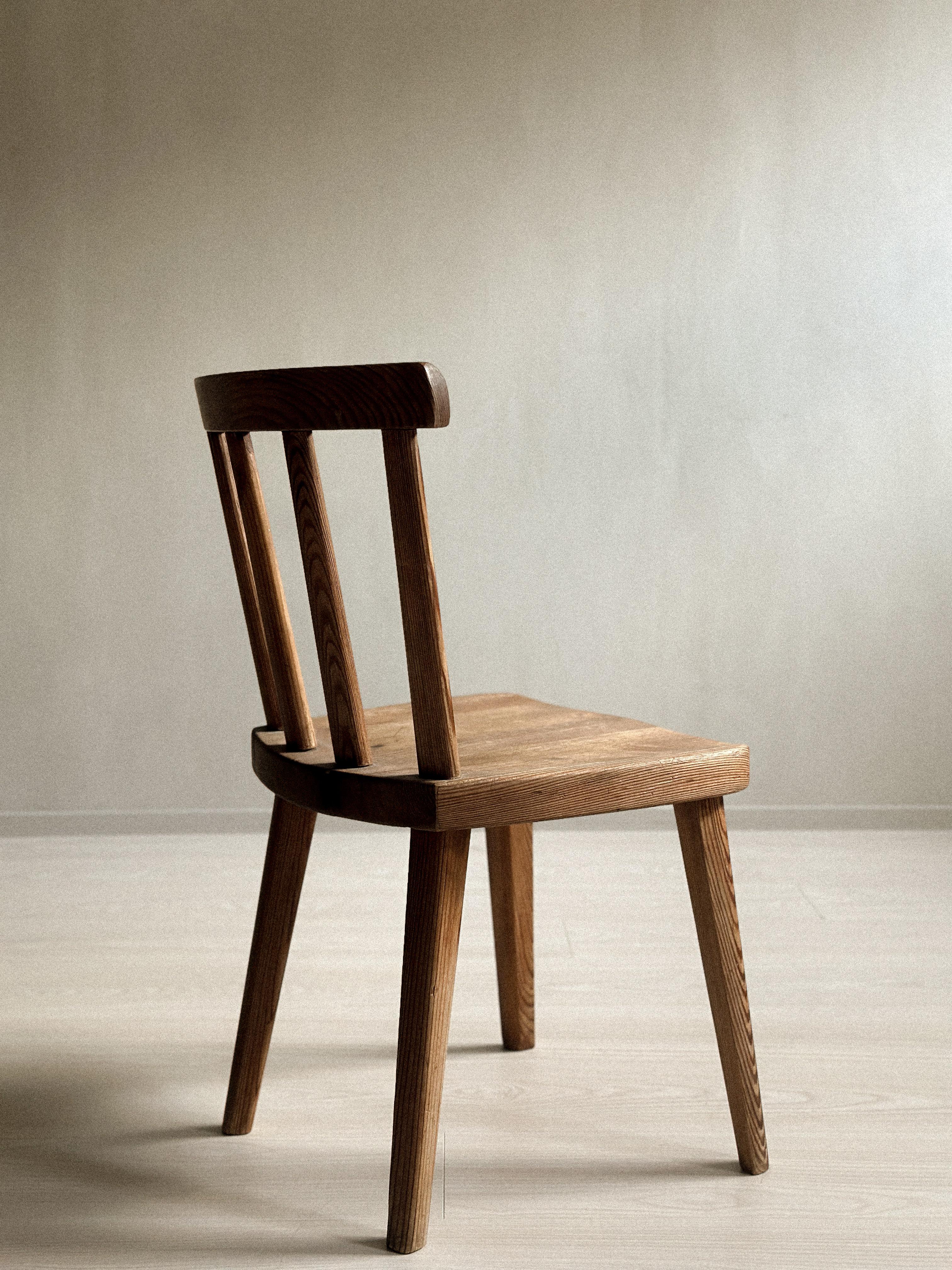 A single Utö Dining Chair by Axel Einar Hjorth for Nordiska Kompaniet, 1930s For Sale 5