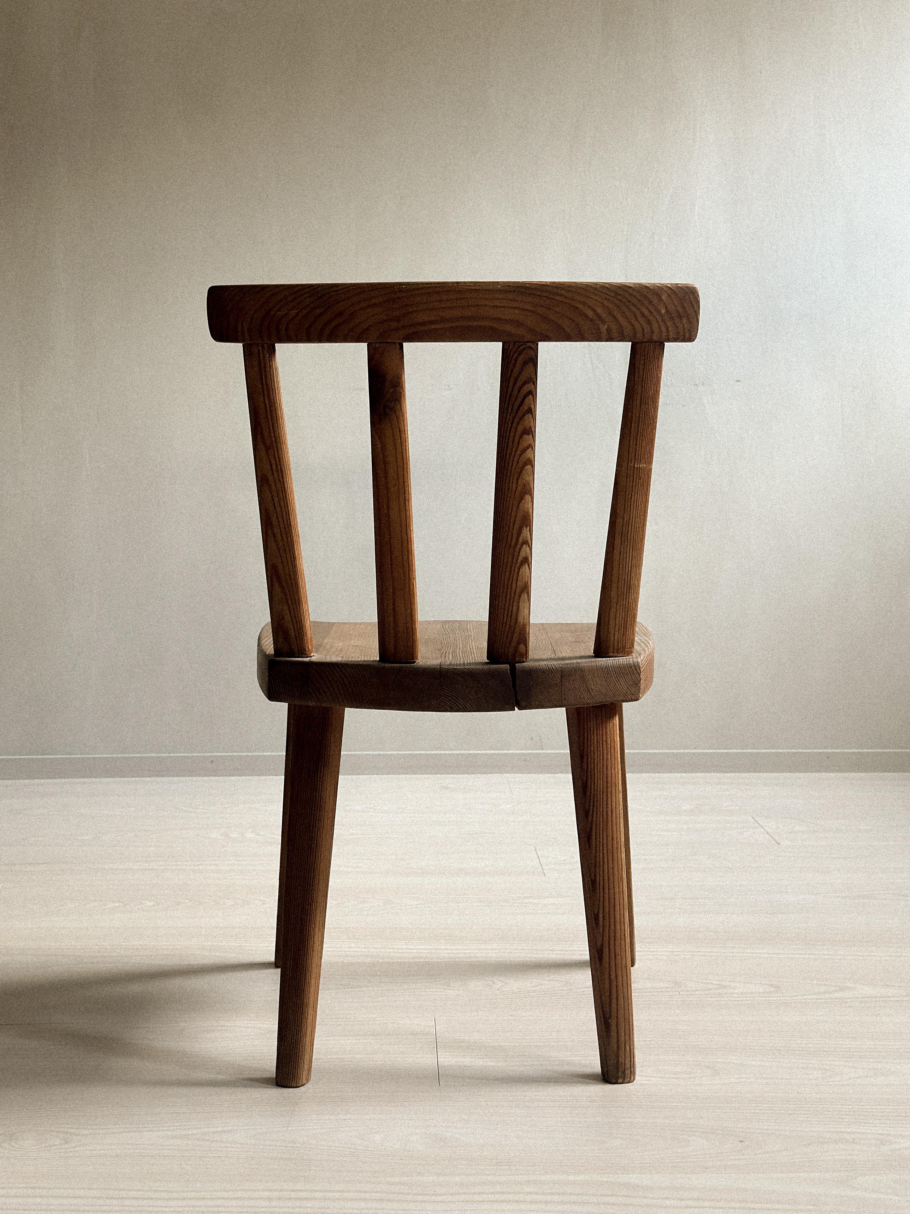 A single Utö Dining Chair by Axel Einar Hjorth for Nordiska Kompaniet, 1930s For Sale 6