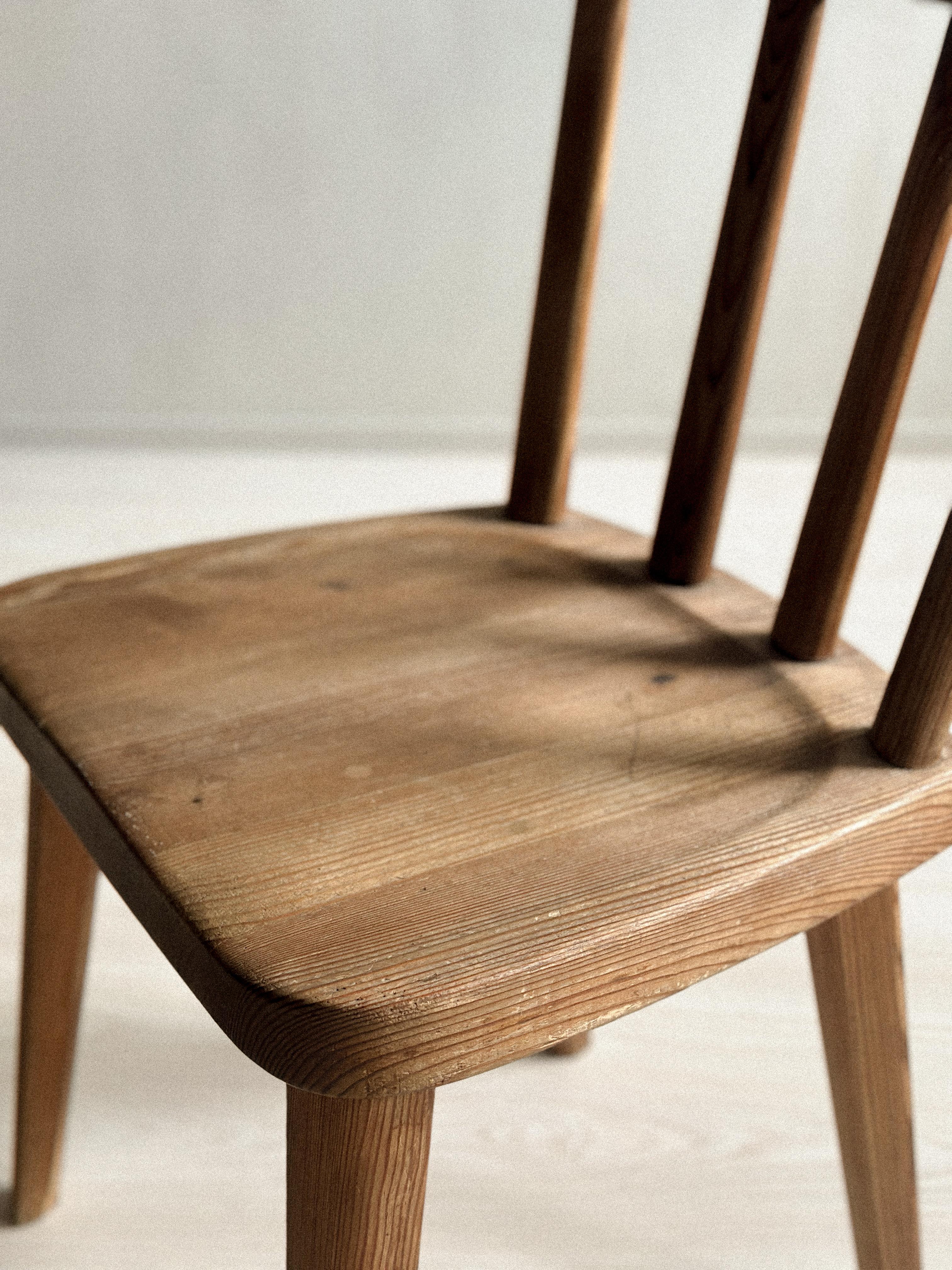 A single Utö Dining Chair by Axel Einar Hjorth for Nordiska Kompaniet, 1930s For Sale 3