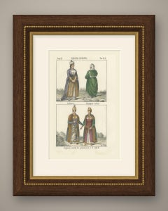 A Slave, a Veiled European and Ladies in Spring and Summer Dress, 1842