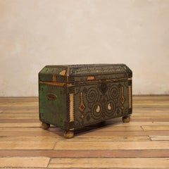 Small 19th Century French Studded Chest - Trunk