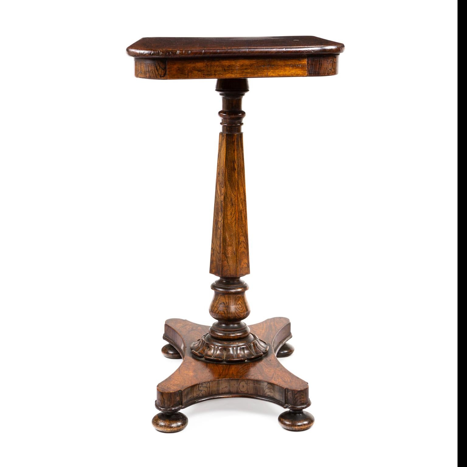 Beech Small and Attractive Regency Pedestal Table Attributed to Gillows of Lancaster
