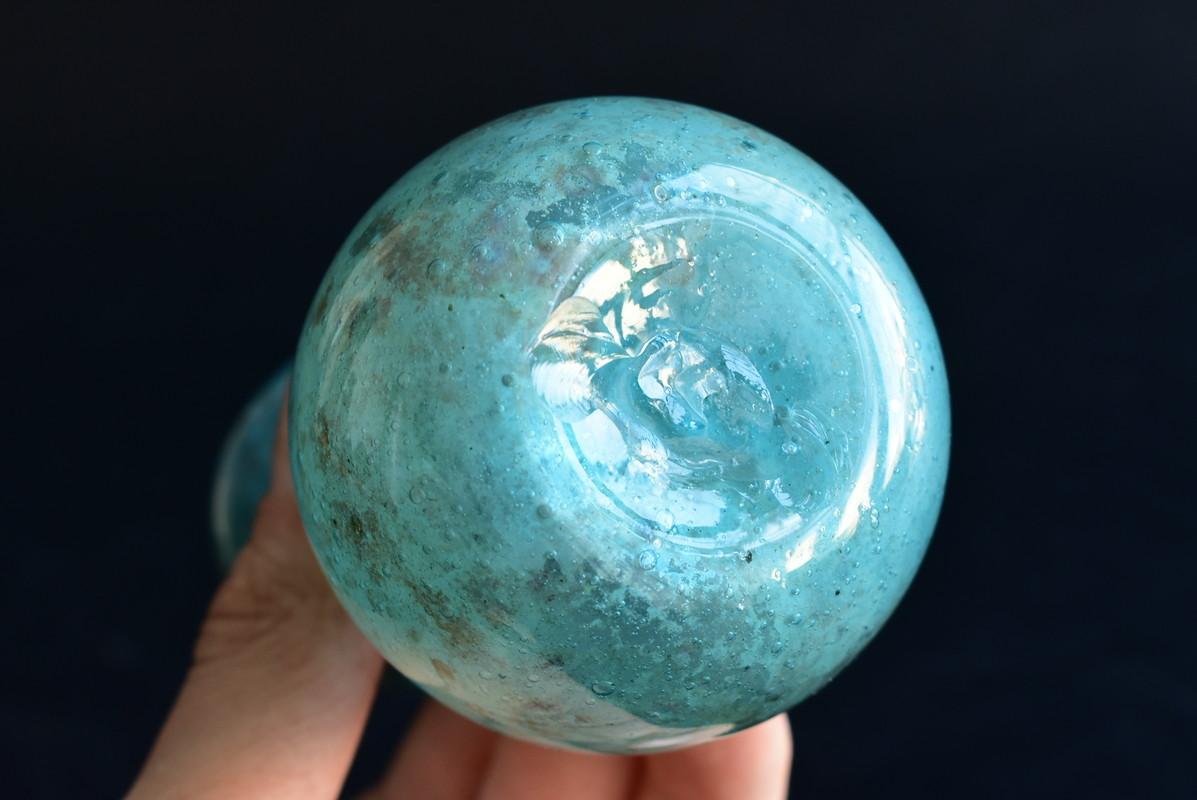 Small Antique Glass Container Made in the Eastern Mediterranean Around 5