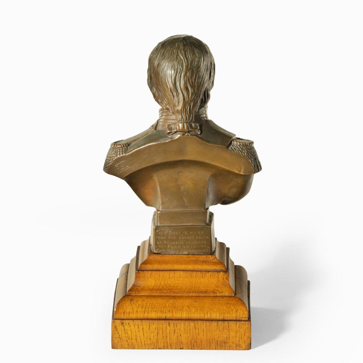copper bust